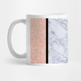 Modern candy pink and marble Mug